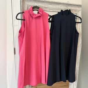 Navy Blythe Sleeveless Dress from Tuckernuck